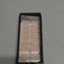 ohora Semi Cured Gel Nail Strips (N Dress Up) - White, Patterned, Works with Any UV/LED Lamps, Salon-Quality, Long Lasting, Easy to Apply & Remove - Includes 2 Prep Pads, Nail File & Wooden Stick