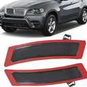 Compatible with 2011 212 2013 BMW E70 X5 Lci Front Bumper Side Marker Lights Reflector (Smoke Lens)