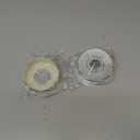 uxcell Wall Split Flange, 2 Pcs 70x25 mm - Cuttable ABS Round Escutcheon Plate Cover Buckle, Shower Arm Flange for 20/25/33mm(0.8/1.0/1.3 Inch) Water Pipe Faucet Decoration (Silver)