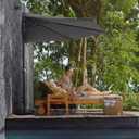 ABCCANOPY Patio Umbrella Outdoor Half Umbrellas for Patio, Backyard, Garden, Deck (11FT, Dark Gray)
