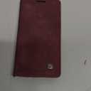 Kowauri Flip Case for iPhone 13 Mini,Leather Wallet Case Classic Design with Card Slot and Magnetic Closure Flip Fold Case for iPhone 13 Mini 5.4 inch 2021 (Wine red)