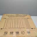 Cumbor 29.7-46" Baby Gate for Stairs, Mom's Choice Awards Winner-Auto Close Dog Gate for the House, Easy Install Pressure Mounted Pet Gates for Doorways, Easy Walk Thru Wide Safety Gate for Dog, Brown