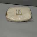 Personalized Anniversary Wife Birthday Gifts from Husband,Mothers Day Gifts for Women,Waist Packs Initial White R,Cream Bag