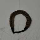 Braid Headband 2 Strands Messy Classic Chunky Plaited Wide Braids Elastic Stretch Quality Synthetic Braided Headband Women Girl Bohemian Hair Braid 65g (Headbands A5)