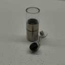 Portable Manual Coffee Grinder - Conical Burr with 5 Adjustable Settings for Smooth Grinding, Perfect for Espresso Enthusiasts at Home, Office, or Camping (Silver Ceramic Burr)
