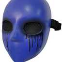 Clprelu Scary Eyeless Jack Latex Full Face Mask – Horror Halloween Cosplay Costume Accessory for Adults – Creepy Party Prop, Scary Latex Mask for Carnival, Masquerade & Role Play