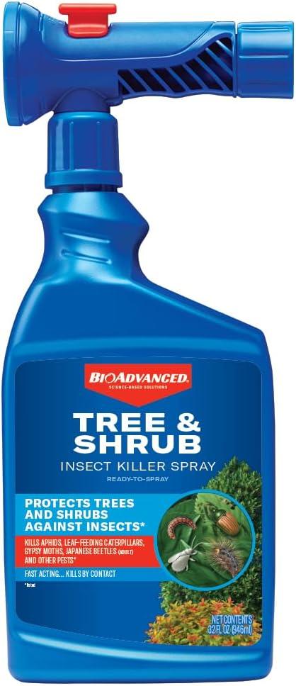 BioAdvanced Tree & Shrub Insect Killer Spray, Concentrate, 32 oz