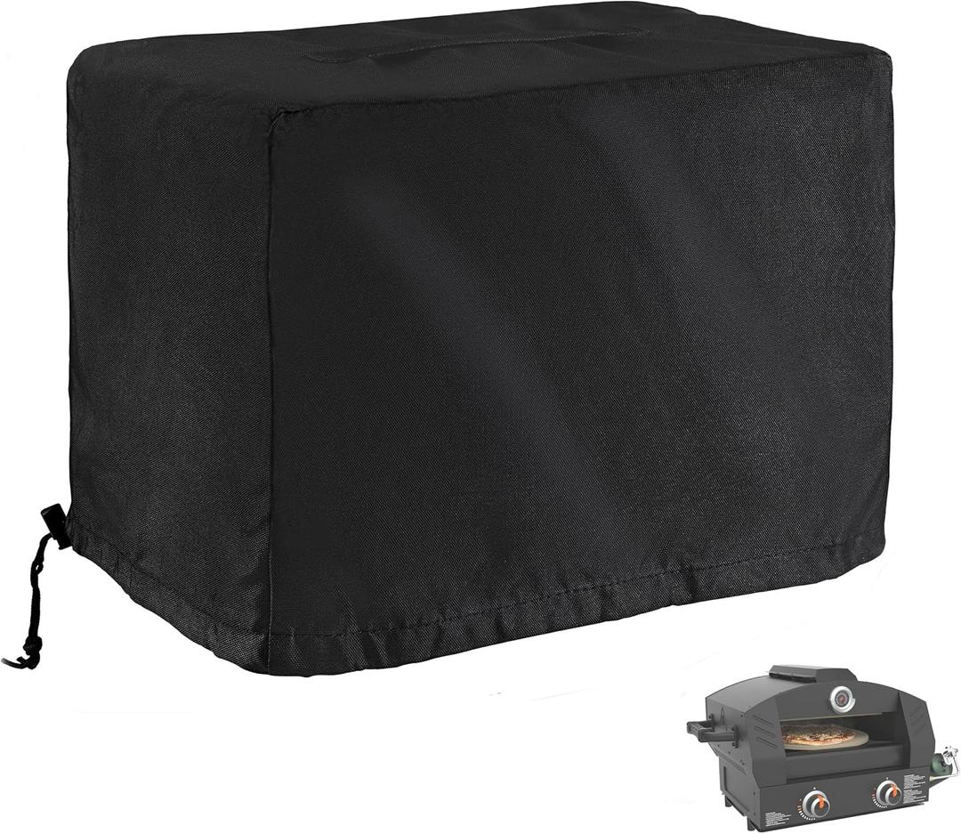 Pizza Oven Cover for Blackstone Tabletop Pizza Oven with 15" Cordierite Stones, Heavy-Duty 600D Protective Cover for Blackstone 15in Pizza Maker 6964/6963/6962/6961/6960