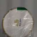 Pampa Bay Porcelain Round Salad Plate, 8.5 x 8.5 Inch., White/Gold, Oven and Dishwasher Safe