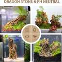 Aquarium Rocks Dragon Stone Natural Hardscape Stone for Aquariums, Fish Tanks, Bonsai, Terrariums, Wargaming Dioramas, Indoor or Outdoor Gardens-5lb(2-6 Inch)