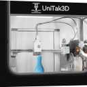 3D Printer Enclosure for Bambu Lab A1 Combo,Large Size Fireproof&Dustproof Enclosure,Noise Reduction,Constant Temperature Control 3D Printer Cover with LED Lighting System-32.5x23x23inch