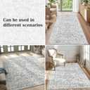 jinchan Lima Runner Rug 2x5 - Vintage Hallway Machine Washable Rug Floral Non Slip with Rubber Backing Ultra-Thin Carpet Runner for Kitchen Bedroom Laundry Room Farmhouse Entryway (2x5ft, Grey)