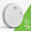 First Alert Combination Smoke & Carbon Monoxide Alarm, Battery-Operated Detector with Slim Profile Design, SMCO200, 1-Pack