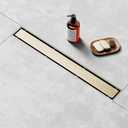 Linear Shower Drain 48 Inch, Brushed Gold