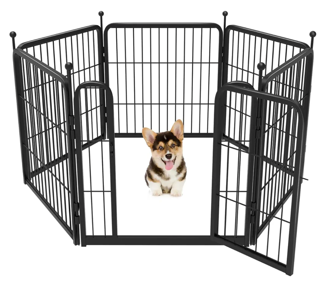 FXW Rollick Dog Playpen for Yard, RV Camping│Patented, 24 inch 6 Panels