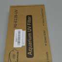 TARARIUM Small Fish Tank Filter for 10-20 Gallon Tank, U-V Aquarium Rainfall Submersible Green Clean Machine 120GPH Internal Betta Turtle Freshwater Saltwater Crystal Clear Killing (Black)