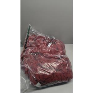 WRENSONGE Chunky Knit Blanket Throw Burgundy Red Large Soft Fluffy Cable Knit Crochet Throw 100% Hand Knitted Blanket for Couch Bed(40"x40")