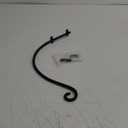 Heavy Duty Hanging Plant Bracket: Outdoor Hand-Forged Hanging Plant Bracket Hook - 16Inch Black Bird Feeder Bracket
