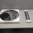 AOJEZOR Side Table: End Table for Any Room - Small Side Tables for Small Spaces All Matte Black with 3 Legged (13''Dia x 19.8''H)