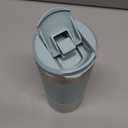 Stanley AeroLight Transit Bottle 16 oz | Locking Drink Through Lid | Leak Resistant Water Bottle or Coffee Travel Mug | Lightweight Insulated Stainless Steel | BPA-Free | Seafoam