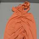 SEBAQINY Summer Bodycon Slip Dress: Women’s Sexy Hollow Out Strap Spaghetti Outfits - Short Party Dress for Club Wear 22521 (Orange,Small)
