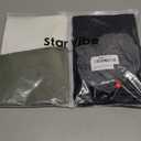 Star Vibe High Neck Flowy Crop Tank for Women Yoga Cropped Tank Tops Basic Sleeveless Athletic Workout Undershirt 4 Pack Large 