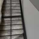 AMAGABELI GARDEN & HOME 4 Pack 44inch High 12ft Long Decorative Garden Fence Panels Border,Dog Fence for The Yard Outdoor Rustproof Animal Barrier Dogs Garden fencing Black