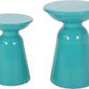 Christopher Knight Home Pelon Outdoor Side Tables - Teal (Set of 2)