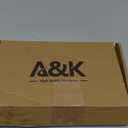 A & K 10 Pack Cabinet Handles Retro Antique Brass 3.75 Inch Arch Matte Black Drawer Flower Pulls for Kitchen Bathroom Bedroom Cupboard Door Drawer Dresser Wood Furniture Champagne Gold Hardware