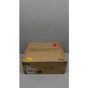 TCL Ceiling Fans with Lights, 52 Inch Low Profile Ceiling Fan with Light and Remote Control, Flush Mount, DC Reversible Motor, Noiseless, 6 Speeds Ceiling Fan for Bedroom (White)