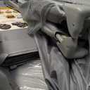 BEKA 4-in-1 Baby Bassinet Bedside Sleeper, Playard & Changing Table, Grey