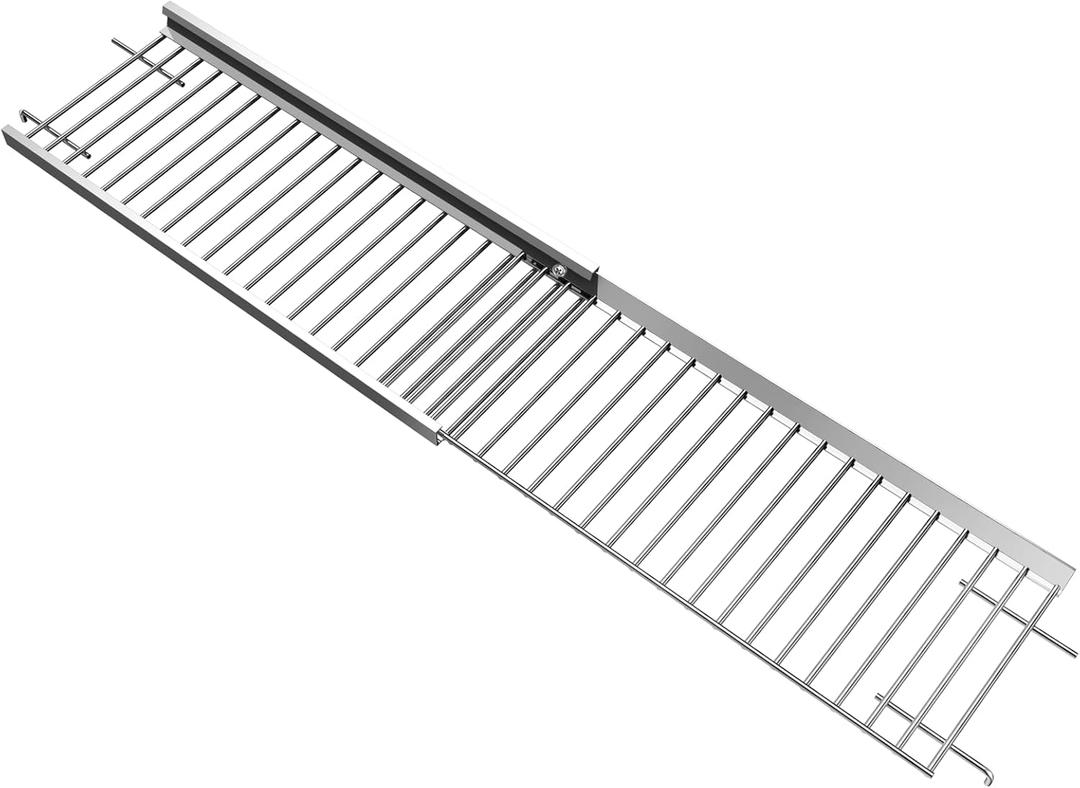 Utheer Universal Grill Warming Rack for Nexgrill 720-0830H 720-0888 720-0958B 720-0882A 720-0896 720-0830X 720-0888N 720-0925P Stainless Steel Adjustable Rack for Nexgrill Gas Grill Replacements