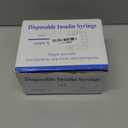 U-100 1ml Syringe with Needle, 31G 1/4" 6mm 1cc Syringes, Disposable Individual Package, Pack of 100