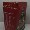 8FT Christmas Inflatables Nativity Scene Outdoor Decorations with LED Lights, Large Nativity Set, Blow Up Christmas Inflatable Decorations for Xmas Party Lawn