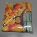 Thanksgiving Autumn Harvest Pumpkin Dish Drying Mat for Kitchen Counter,Sunflowers and Cart Drying Mat 16 x 18 Inch Microfiber Dish Drying Pad Ear of Rice Dish Rack Drainer Mat for Coffee Bar