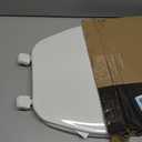 Bemis 70 Durable Plastic Toilet Seat, Round, White