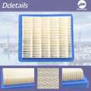 2 PCS 853333T Air Filter Elements for Mercury 115 135 150 175 200 225 HP Outboard Engines 18-7997 35-853333
