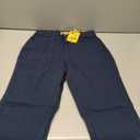 Hybrid & Company Womens Hyper Ultra Stretch Comfy Skinny Leg Work Casual Pants (Large Short, Navy)