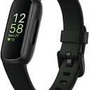 Fitbit Inspire 3 Health &-Fitness-Tracker with Stress Management, Workout Intensity, Sleep Tracking, 24/7 Heart Rate and more, Midnight Zen/Black One Size (S & L Bands Included)