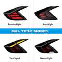LED Tail Lights Compatible With 2016-2021 Honda Civic 10th Gen Sedan