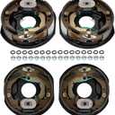 4Pcs 10" x 2-1/4" Electric Trailer Brake Assemblies for 3,500lbs, Left and Right