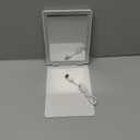 Haikopoon Travel Makeup Mirror with Lights Valentines Day Gifts for Her, Girlfriend, Wife, Birthday Gifts, Rechargeable Portable Compact Mirror, Lighted Makeup Mirror with 72 LEDs 3 Color Light Modes