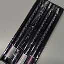 SEVEN LUCKY LIGHT 10 Inch Spiral Black Taper Candles Set of 4, Metallic Finish Dripless Candlesticks, 8+ hrs Smokeless Clean Burning for Halloween, Home, Dinner, Wedding & Church Decor