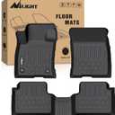 Nilight TPE Floor Mats for Ford Bronco Sport 4-Door 2021 2022 2023 2024 2025 All Weather Custom Fit Heavy Duty Floor Liners