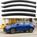 Window Visors Rain Guards for 2016-2022 Honda HRV, Out-Channel Window Vent Wind Deflectors Visors Shades for 16-22 HR-V (2016-2022 Honda HR-V)