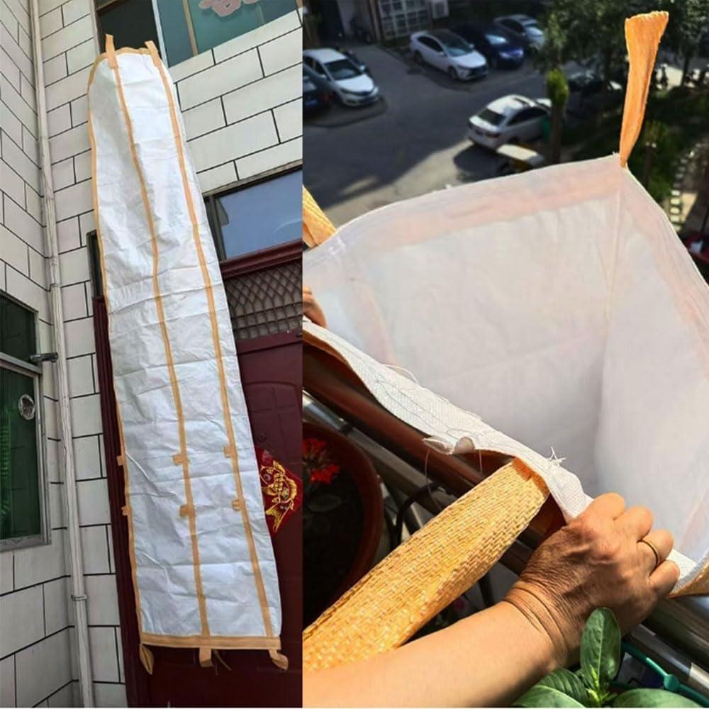 Heavy Duty Construction Chute 14ft Section, Material Extra grueso, Resistente para Eliminacin De Residuos De ConstruccinIncludes 4-120lb Rated ZipTies