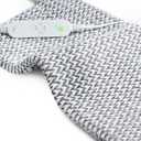 GOQOTOMO Large Electric Heating Pad for Back Pain and Cramps Relief-12 x24 with 12 Heat Settings | Stay on | 8 Timers, Heat Pad for Shoulders and Neck, Washable-GW01 Grey (Gray stripe)