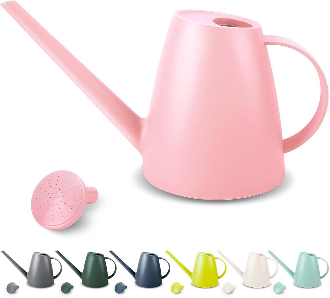 Watering Can for Indoor Plants, Small Watering Cans for House Plant Garden Flower, Long Spout Water Can for Outdoor Watering Plants 1. 8L 1/2 Gallon (Pink) Watering Can for Indoor Plants, Small Watering Cans for House Plant Garden Flower, Long Spout Water Can for Outdoor Watering Plants 1. 8L 1/2 Gallon (Pink)