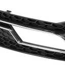 X AUTOHAUX Car Front Bumper Left Side Fog Light Grille Lamp Cover 8K0807681K for Audi A4L B9 S4 RS4 2013-2016