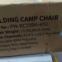 Heated Oversized Camping Chair - Heavy Duty Padded Comfy Warm Outdoor Chair, Single Pack